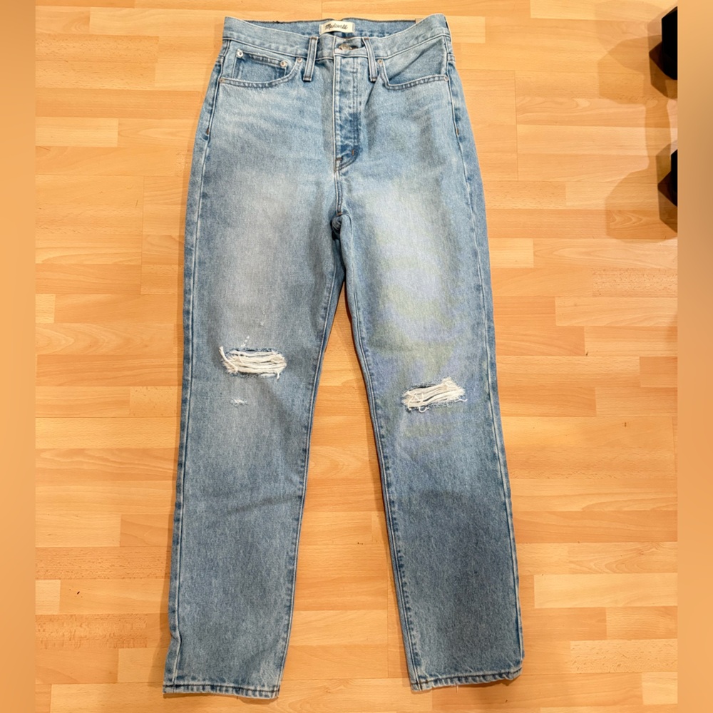NWT Madewell Classic Straight Full-Length Jeans